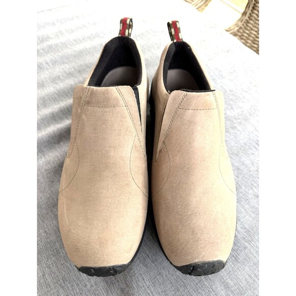 Merrell Jungle Moc Classic Performance Shoes Mens 13 Tan Taupe Suede Slip-on EUC main image 5